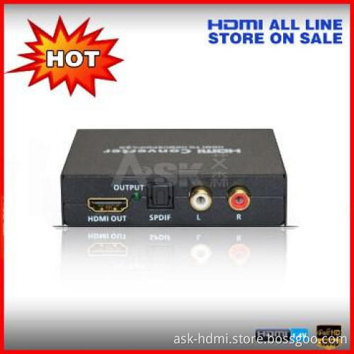 HDMI to analog converter box with 5.1
